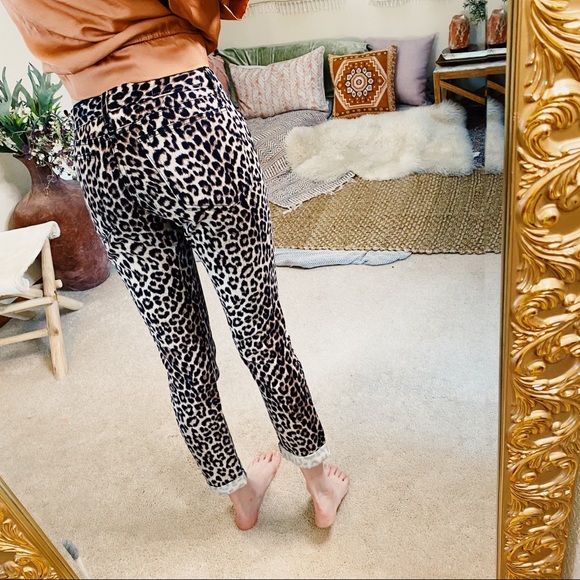 Y2K boyfriend fit leopard cheetah jeans - Picture 11 of 16